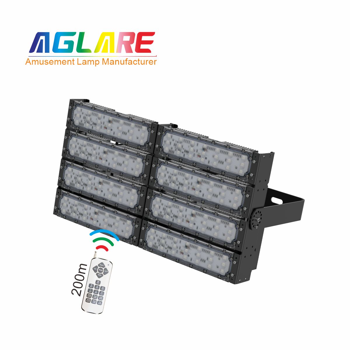 400WLED彩色投光灯泛光灯,变色户表射灯带？仄