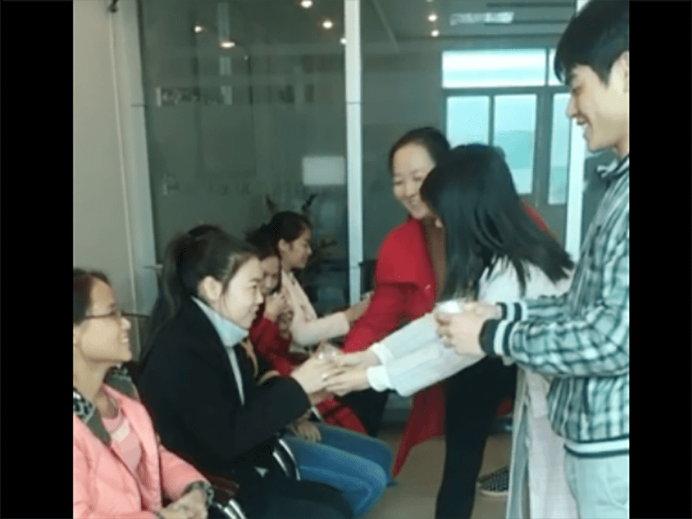 2017公司新表贸拜师典礼